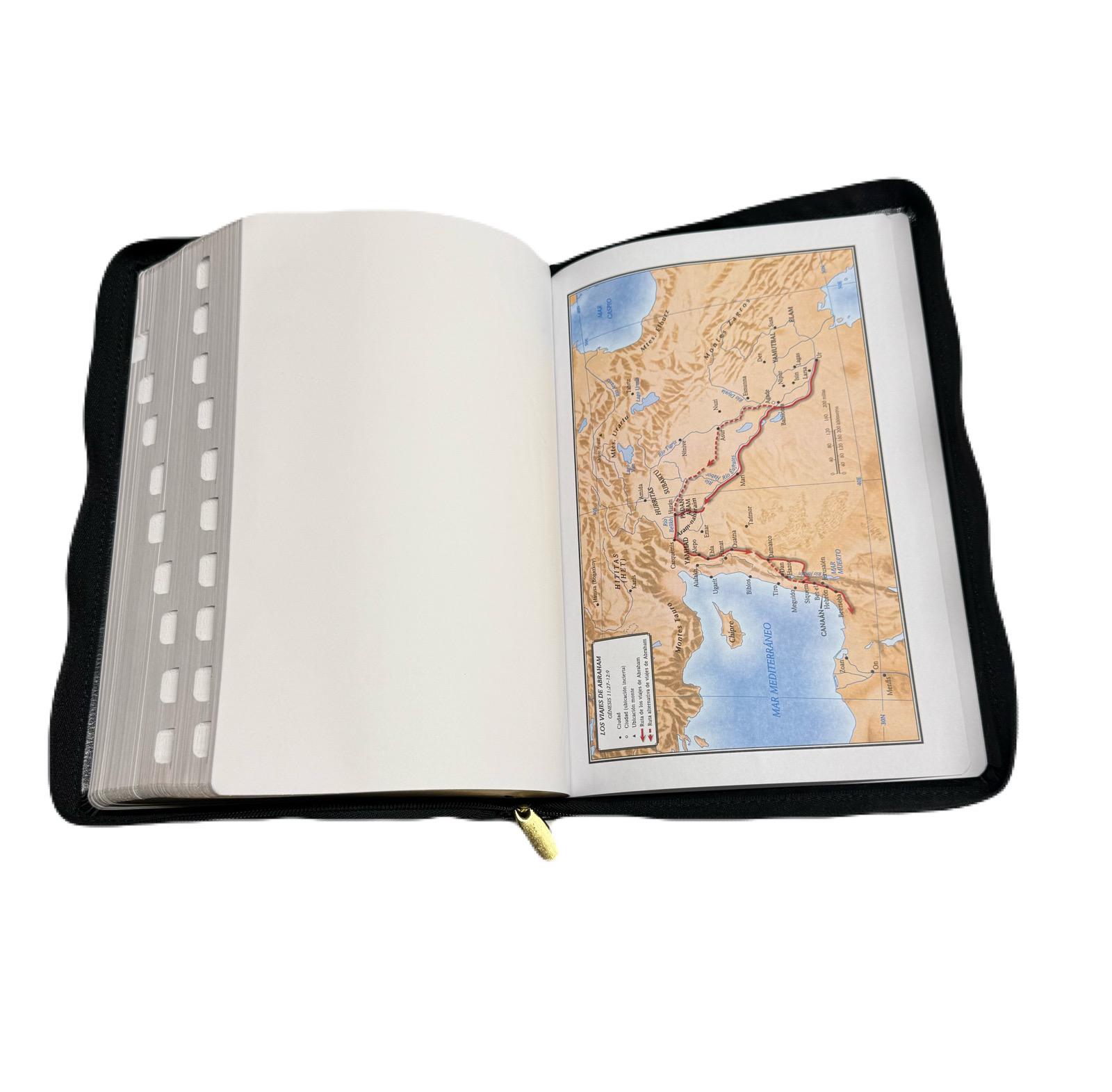 Biblia Letra Gigante 14 Pts Con Cierre e Index Negro RV1960 - Imagen 5