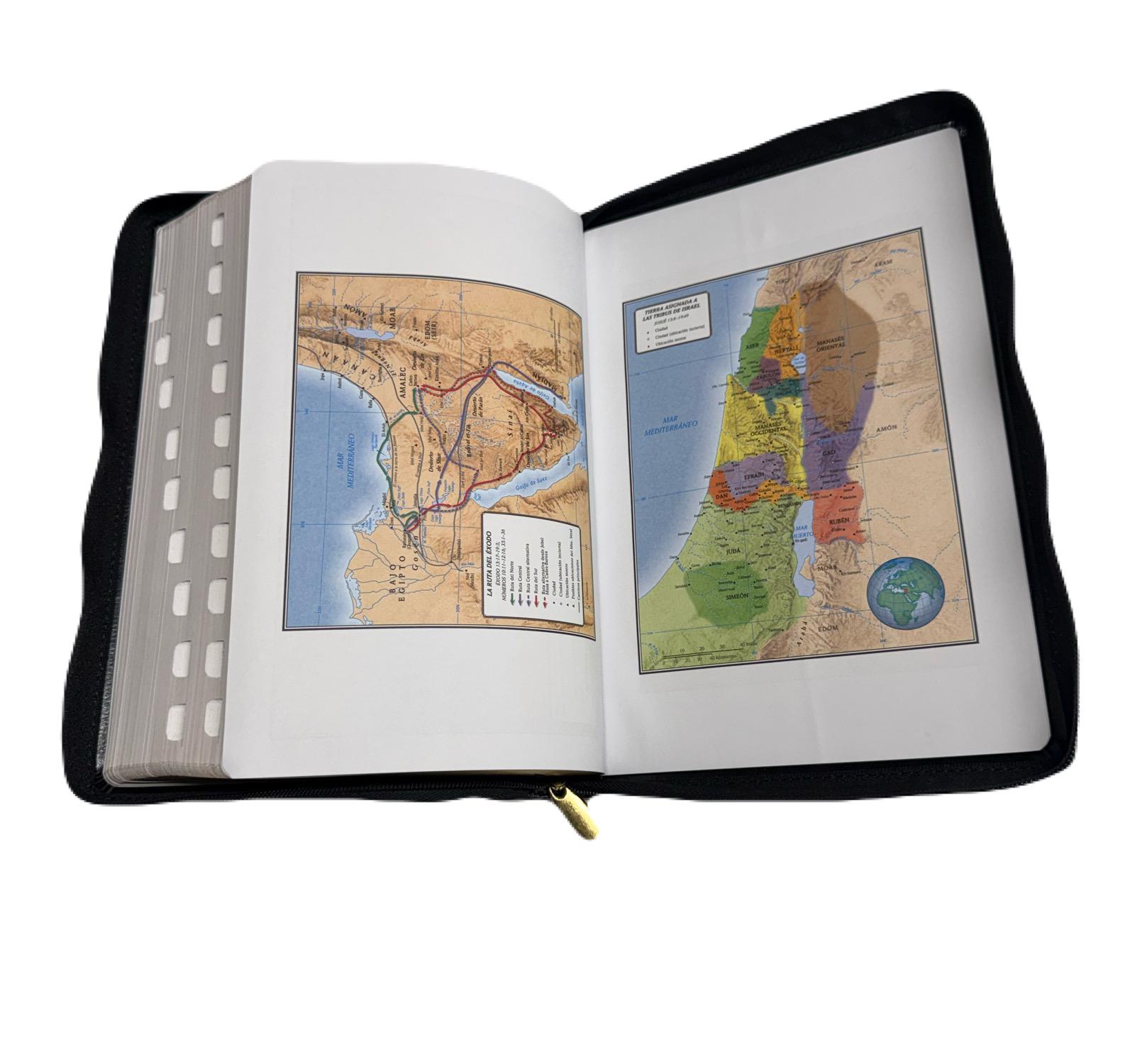 Biblia Letra Gigante 14 Pts Con Cierre e Index Negro RV1960 - Imagen 6