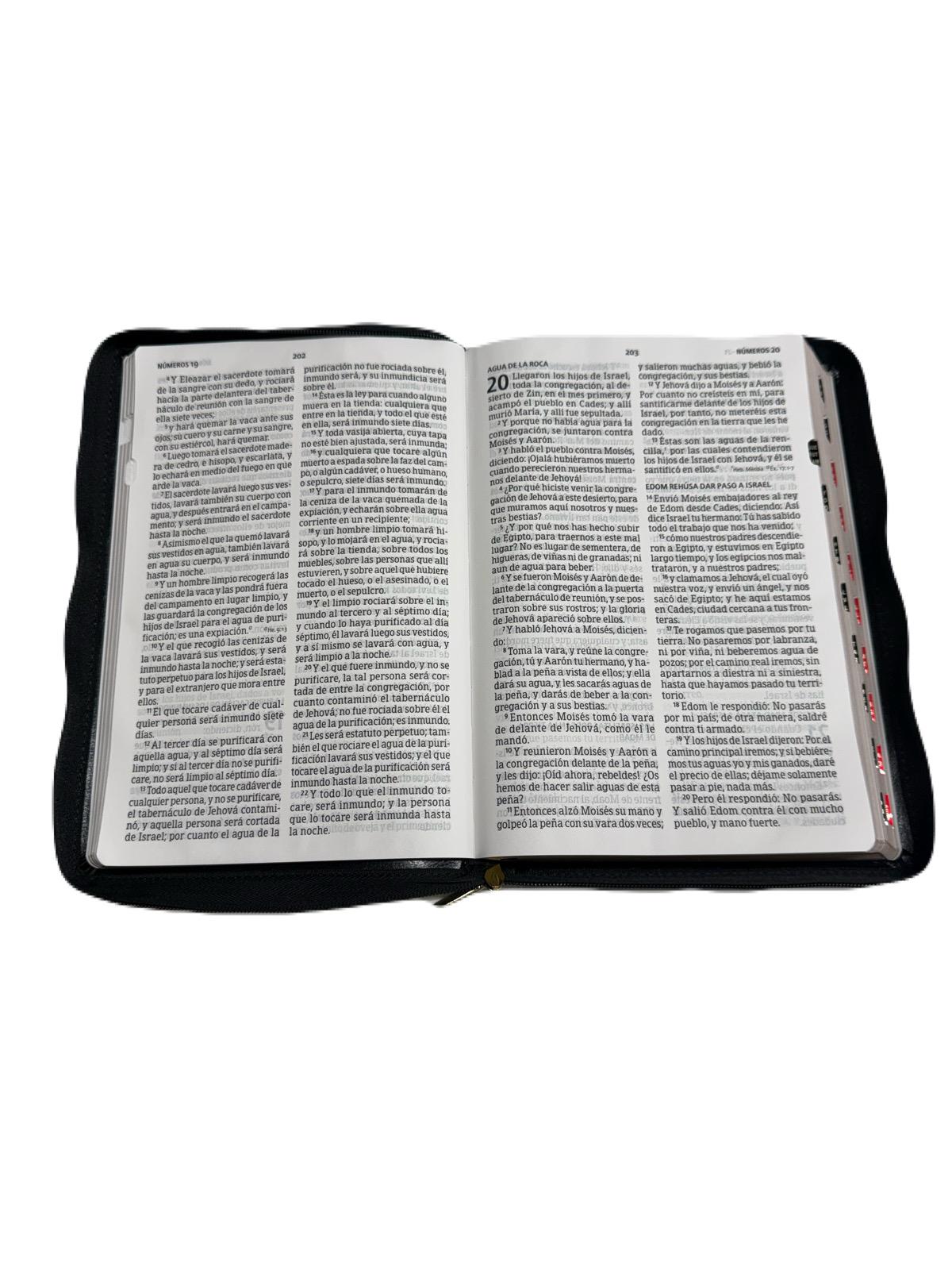 Biblia Letra Gigante 14 Pts Con Cierre e Index Negro RV1960 - Imagen 3