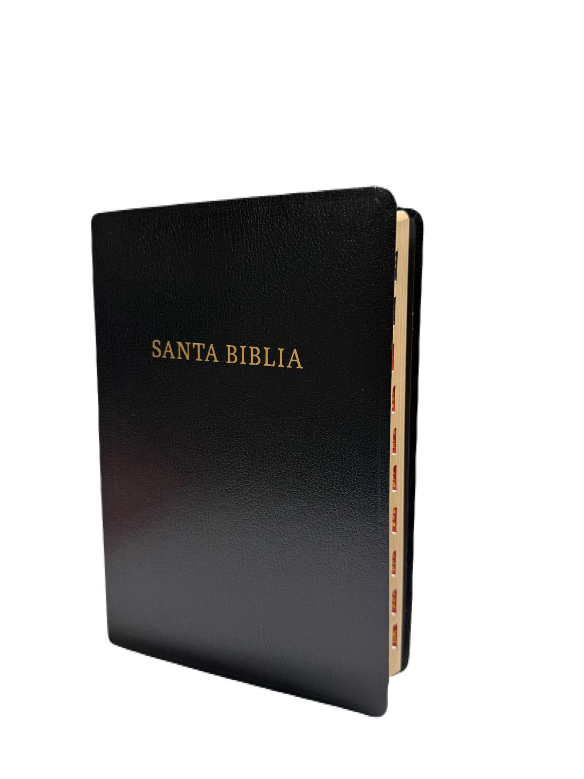 Biblia Letra Grande 14 Pts Negro Con Index RV1960 - Imagen 2