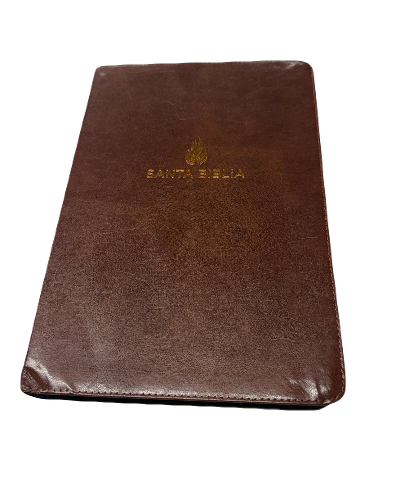 Biblia Letra Gigante 14 Pts Marron Con Index RV1960